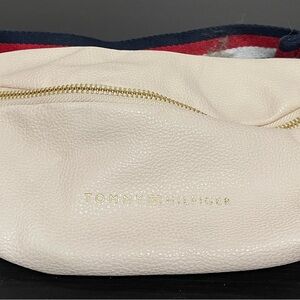 Tommy Hilfiger Cream and Red Crossbody Bag